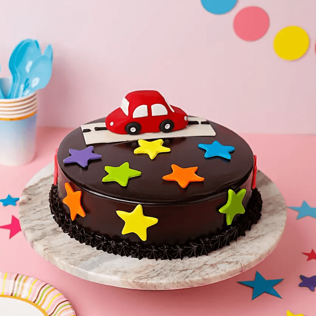 Kids Special Car Theme Cake(1kg)