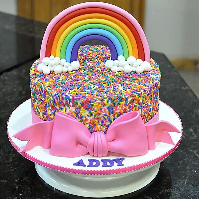 Rainbow Sprinkles Cake(1kg)