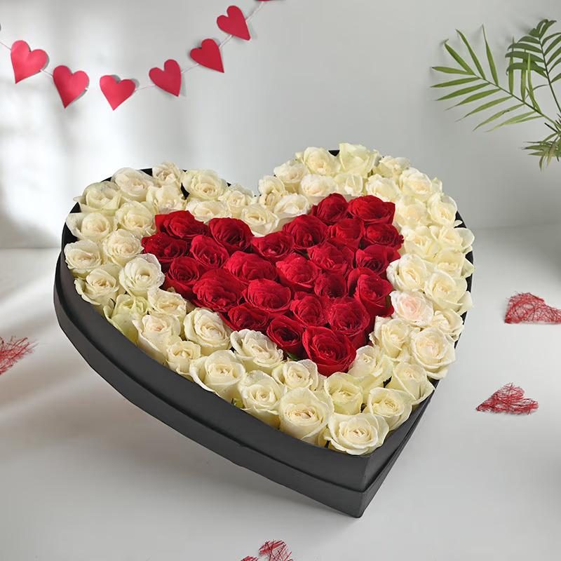 Romantic Roses Heart